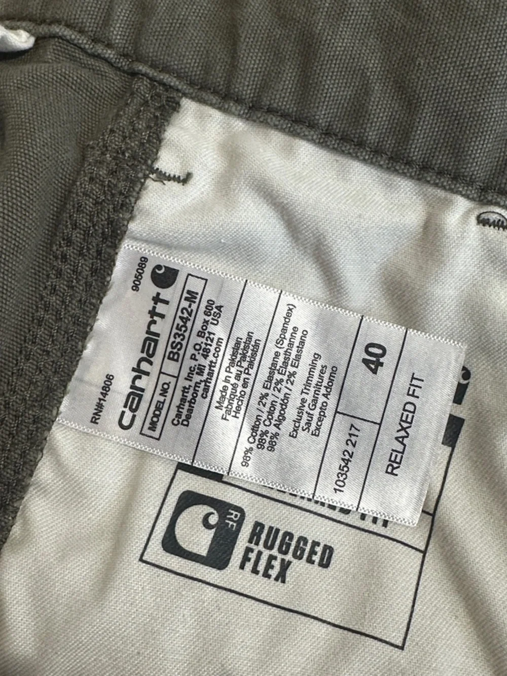 Carhartt Men's Relaxed Fit  Size 40